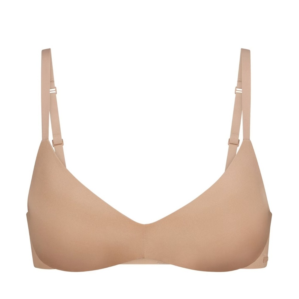 Skims Wireless Form Push Up Plunge Bra Clay BR-PUS-10681W 36C